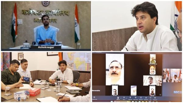 MP News: बाढ़ पर केंद्रीय मंत्री सिंधिया का एक्शन मोड, वर्चुअल बैठक में राहत कार्यों को लेकर दिए सख्त निर्देश