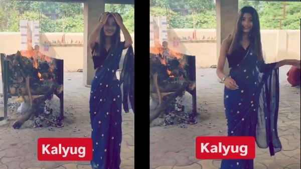 Viral Video: जलती चिता के सामने ही साड़ी में नाचते हुए वीडियो बनाने लगी, सोशल मीडिया यूजर्स ने लगा दी क्लास