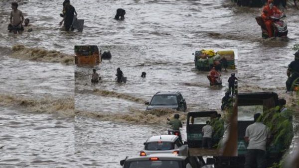 मूसलाधार बारिश ने रोकी दिल्ली की रफ्तार: 134 फ्लाइट्स लेट, ट्रैफिक से लोग परेशान, रेड अलर्ट जारी