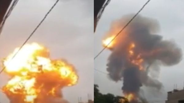 इजराइल की एयरसट्राइक से दहली यमन की राजधानी, हुतियों के ठिकानों पर बरसाए बम,आग के गोले में तब्दील हुई इमारतें