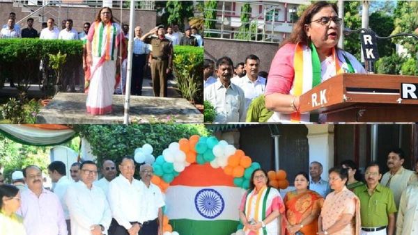 Independence Day: गोरखपुर विश्वविद्यालय में हर्षोल्लास से मनाया गया स्वतंत्रता दिवस, कुलपति ने किया ध्वजारोहण