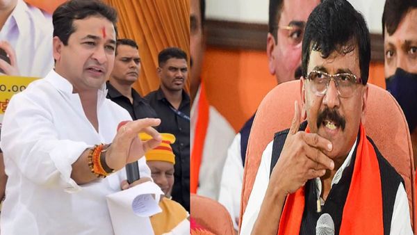 'उसका बाप उधर बैठा है', IND-PAK मैच पर संजय राउत की अपत्ति पर नितेश राणे ने किया पलटवार