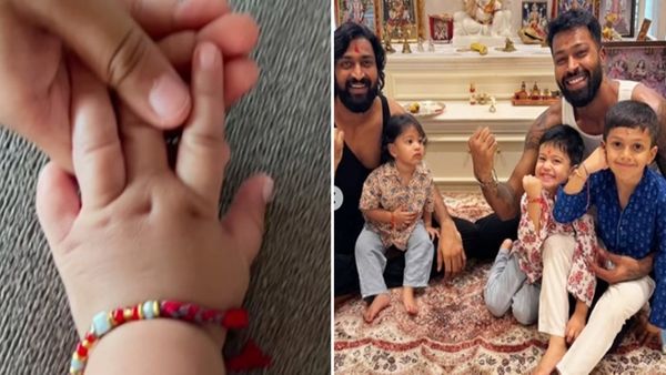 Raksha Bandhan पर चमके पंड्या ब्रदर्स, रोहित शर्मा के बेटे ने ऐसे मनाया अपना पहला रक्षाबंधन, तस्वीर वायरल