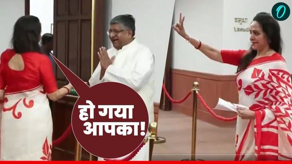 Vice President Election 2025: मतदान के दौरान हेमा मालिनी-रविशंकर का Funny Video वायरल, लोगों ने लिए मजे