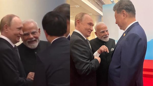 SCO Summit China: जिनपिंग को ऐसा क्या समझा रहे थे पुतिन? खिलखिलाकर हंस पड़े पीएम मोदी