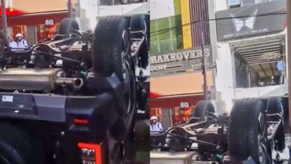 नींबू पर चढ़ाना था थार का पहिया, महिला ने शोरूम की पहली मंजिल से कुदा दी कार, क्या अब मिलेगा इंश्योरेंस?