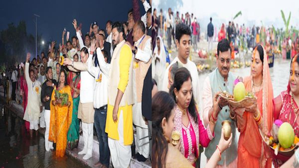 Chhath Puja उत्साह-श्रद्धा के साथ मनाया गया लोक आस्था का पर्व, CM धामी और मुख्य सचिव ने दिया सूर्य को अर्घ्य