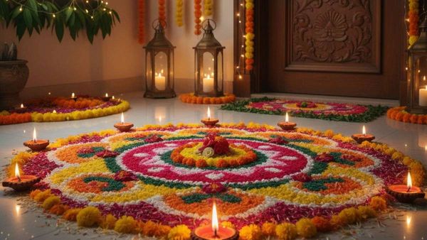 Diwali 2025 Rangoli: घर सजाते वक्त रखें ध्यान, दिवाली में भूलकर भी इन जगहों पर ना बनाएं रंगोली, होगा नुकसान!