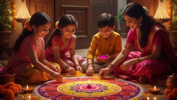 Diwali Rangoli: त्योहार में चार चांद लगाने का खूबसूरत तरीका, दीवाली पर इन बेहतरीन रंगोली डिजाइन से सजाएं घर