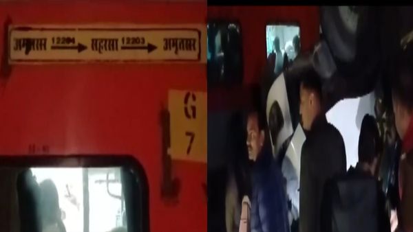 बाराबंकी में डंपर ट्रक पुल की रेलिंग तोड़कर रेलवे ट्रैक पर गिरा, बाल-बाल बची गरीब रथ एक्सप्रेस