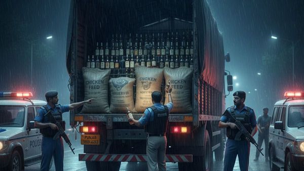 'मुर्गी दाने' के पीछे छिपा था 125 करोड़ की अवैध शराब! पुलिस की रेड ने खोली तस्करों की हैरान कर देने वाली चाल