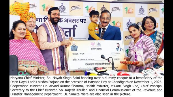 हरियाणा दिवस पर महिला सशक्तिकरण को नई उड़ान — मोदी की गारंटी और नायब के संकल्प से 5 लाख से अधिक महिलाओं को मिला 109 करोड़ का ला