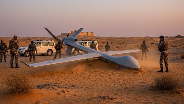 IAF Drone Emergency Landing: जैसलमेर में भारतीय वायुसेना के ड्रोन की इमरजेंसी लैंडिंग, कैसे टला बड़ा हादसा?