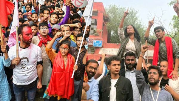 JNUSU Election Result 2025: जेएनयू में गूंजे लाल सलाम के नारे, लेफ्ट चारों सीटों पर आगे