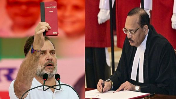 CJI के शपथ ग्रहण से गायब रहे लाल किताब लेकर नजर आने वाले राहुल गांधी, भाजपा ने कसा तंज- जंगल सफारी पर होंगे