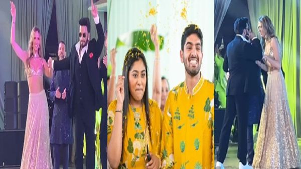 डोनाल्ड ट्रंप जूनियर और उनकी गर्लफ्रेंड संग झूमे रणवीर सिंह, नेत्रा मंटेना–वामसी गदिराजू की शादी ने मचाई धूम