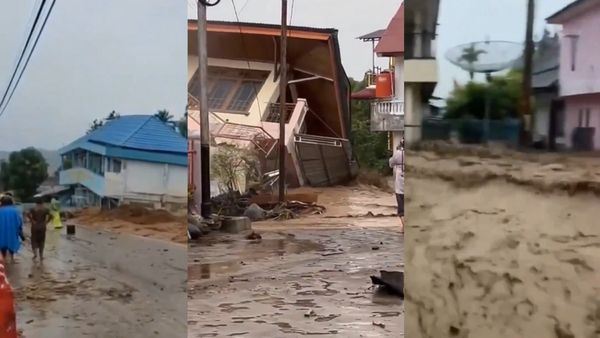 भारत के इस पड़ोसी देश में बाढ़ और भूस्खलन से हाहाकार, इन भारतीय राज्यों में भी अलर्ट
