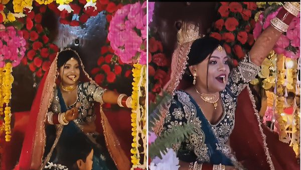 Viral Video: Prayagraj में दूल्हे के घर बारात लेकर नाचते हुए क्यों पहुंची दुल्हन? ‘तनु वेड्स मनु’ की कंगना फेल