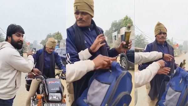 Bihar Viral: ‘पिता की दवाई’ बता रहा था जवान, बैग से निकली शराब, बिहार में शराबबंदी की खुली पोल