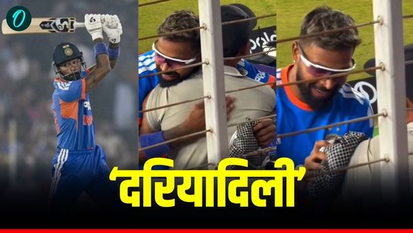 Hardik Pandya के छक्के से घायल हुआ कैमरामैन, खुद आइस पैक लेकर पहुंचे पंड्या, लगाया गले तो फैंस भी हुए इमोशनल