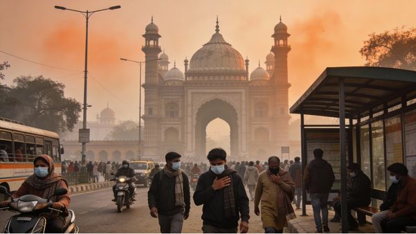 Lucknow Weather Breaking:लखनऊ में धुंध-प्रदूषण का डबल-अटैक! कुछ इलाकों में AQI 400 पार, दिल्ली से कितना खतरनाक