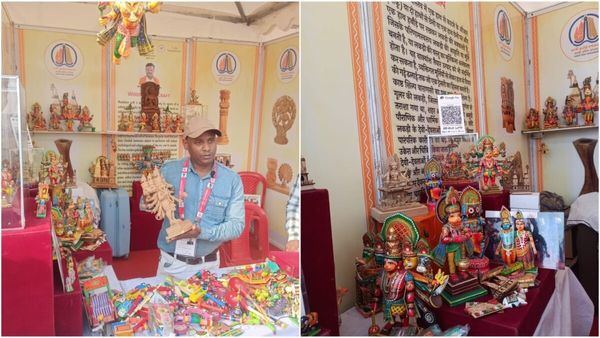 नमो घाट पर काशी की काष्ठ-कला की अनूठी छटा — काशी तमिल संगमम् 4.0 में स्टॉल संख्या 29 बना मुख्य आकर्षण