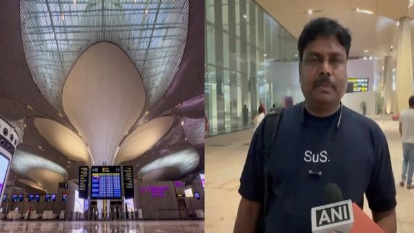 नवी मुंबई एयरपोर्ट देखने बेंगलुरू का शख्‍स हजारों खर्च कर फ्लाइट से पहुंचा, भव्‍यता देख अडानी को बोला Thankyou
