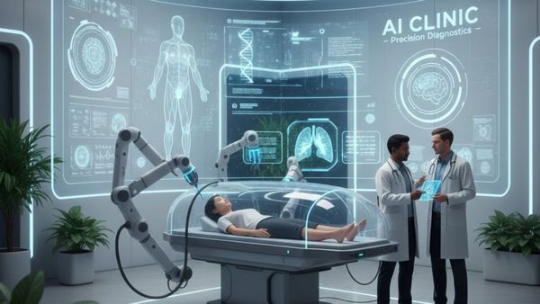 GIMS ग्रेटर नोएडा में देश का पहला AI क्लीनिक शुरू, अब सरकारी अस्पताल में मिलेगा हाई-टेक इलाज