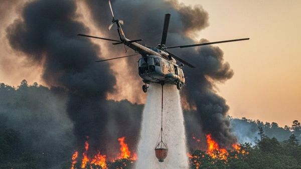 CHAMOLI नंदा देवी नेशनल पार्क के जंगलों में आग पर काबू पाने के लिए वायुसेना की मदद, हेलीकॉप्टर से बुझेगी आग