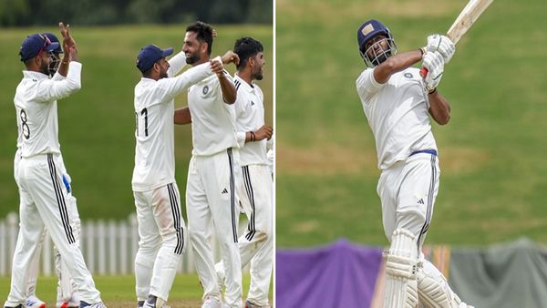 IPL से पहले Delhi Capitals के नए 'धुरंधर' का धमाका, आकिब नबी ने 9वें नंबर पर आकर जड़ा शतक, टीम को दिलाई जीत