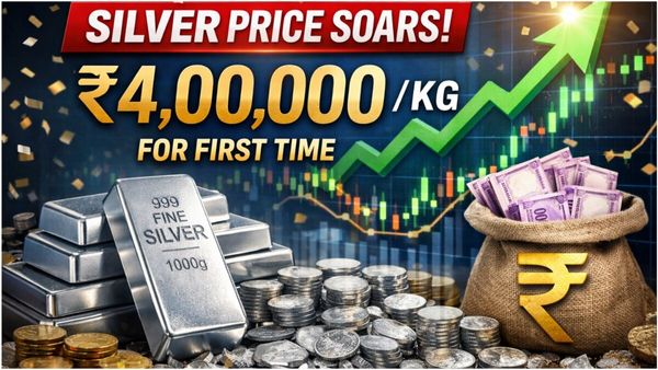 Silver Rate Today: चांदी ने बना दिया नया इतिहास, पहली बार 4 लाख के पार, खरीदते वक्त कीमत देख लगेगा झटका 