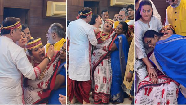 Sudha Chandran पर आईं माता रानी? एक पैर पर झूमतीं एक्ट्रेस लगीं काटने, पकड़ने में छूटे लोगों के पसीने -  VIDEO
