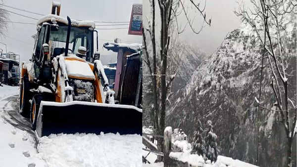 Uttarakhand Weather मसूरी समेत पहाड़ी इलाकों में बर्फबारी, 7 जिलों में स्कूलों की छुट्टी, जानिए कहां गिरी बर्फ