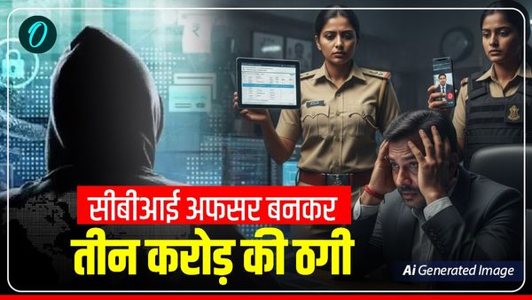 Cyber Crime सीबीआई अफसर बनकर तीन करोड़ की ठगी, एफडी, गोल्ड लोन, शेयर बेचकर पूरी की रकम, हैरान कर देगी ये कहानी