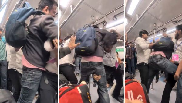 Delhi Metro में फिर चले लात-घूंसे, 'सीट के संग्राम' का Video Viral, देखकर आप भी पीट लेंगे माथा!