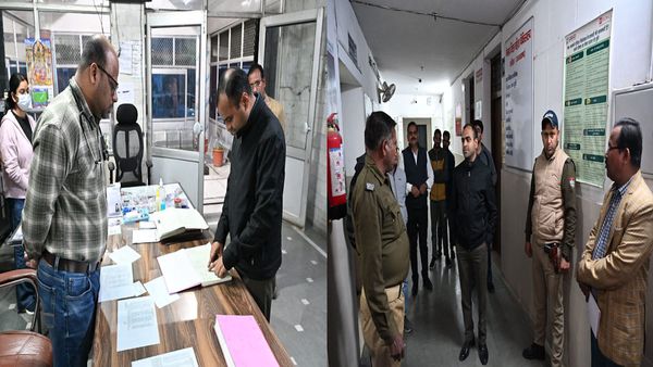 Haridwar देर रात अस्पताल का निरीक्षण करने पहुंचे डीएम, व्यवस्थाओं का लिया जायजा, ​जानिए क्या ​दी हिदायत
