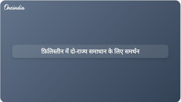 भारत और अरब लीग के देशों ने फिलिस्तीन मुद्दे के दो-राज्य समाधान की वकालत की