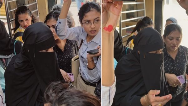 Mumbai Local Train: बुर्का पहने युवक महिला डिब्बे में घुसा, की ऐसी हरकत-लड़कियों में दहशत! VIDEO Viral