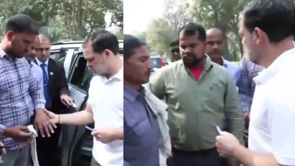 Rahul Gandhi Video: राहुल गांधी ने पेश की मानवता की मिसाल, काफिला रुकवा कर घायल ऑटो चालक की मदद