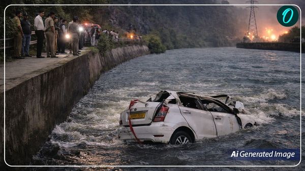 Roorkee News शादी समारोह से लौट रही कार अनियंत्रित होकर गंगनहर में गिरी, हादसे में दो की मौत