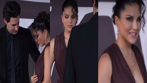 Sunny Leone के साथ सरेआम इवेंट में ये क्या हो गया? पति ने संभाली ड्रेस नहीं तो, वायरल हुआ ऐसा वीडियो