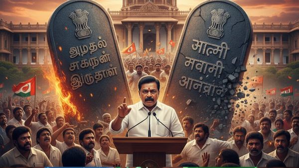 Tamil Nadu Election से पहले फिर भाषा पर रार! उत्तर भारतीयों पर मंत्री जी के बिगड़े बोल, मचा सियासी बवाल