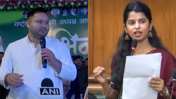 Bihar News: 'पहले राजनीति का A,B,C तो सीखिए', मैथिली ठाकुर के 'धृतराष्ट्र' वाले बयान पर भड़के तेजस्वी यादव