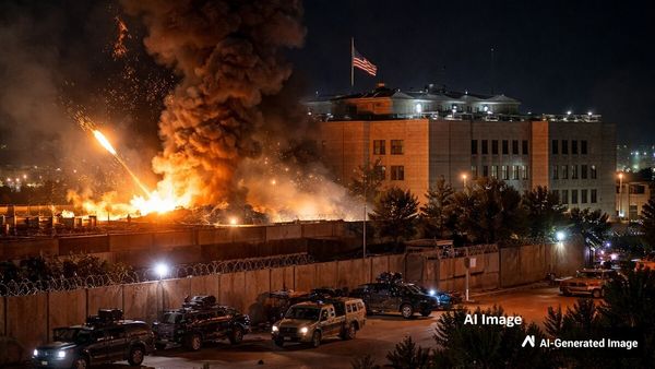 Baghdad US Embassy Attack: बगदाद में अमेरिकी एंबेसी पर मिसाइल हमले से हड़कंप, हेलीपैड पर धमाका