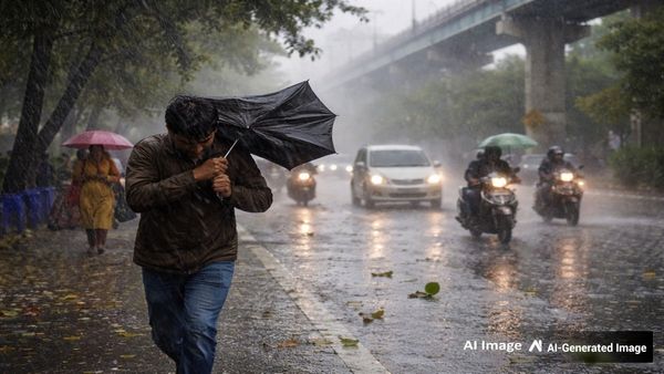 Delhi NCR Weather: दिल्ली-एनसीआर में अचानक बदला मौसम, तेज हवाओं के साथ बारिश और ओले