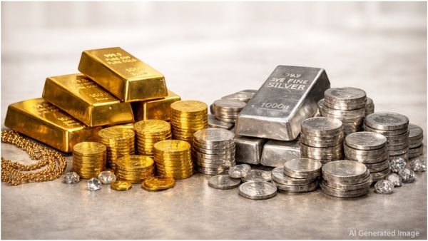 Gold Silver Price Today: ईरान संकट के बीच सोना ₹8000, चांदी ₹23000 महंगी, जानें लेटेस्ट रेट