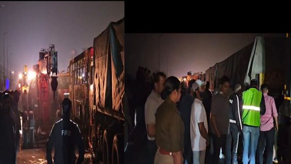 हरिद्वार देहरादून हाईवे पर वाहन भिड़े, गाड़ियों में आग लगने से मचा हाहाकार, एक महिला की दर्दनाक मौत, कई घायल