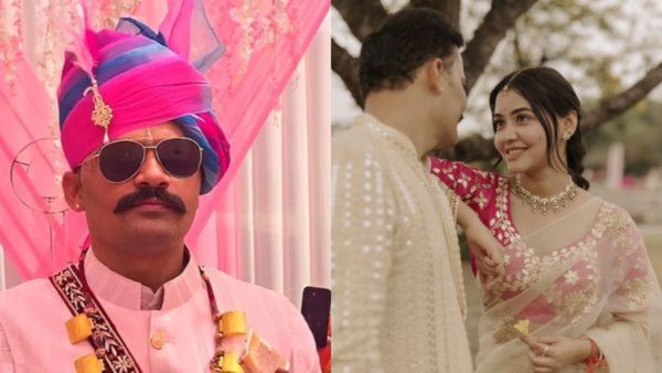 KK Bishnoi Anshika Wedding: IPS अंशिका के दूल्हे का शाही अंदाज! जोधपुरी सूट और काले चश्मे में निकले SP बिश्नोई