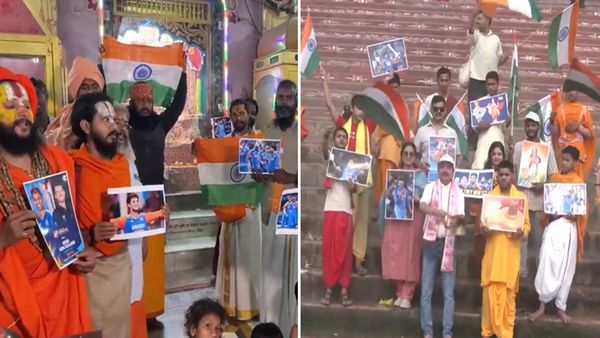 VIDEO: काशी से कन्याकुमारी तक मंदिरों में उमड़ा जनसैलाब, भारत की जीत के लिए फैंस कर रहे पूजा प्रार्थना 