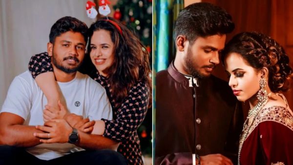 Sanju Samson ने सरेआम पत्नी पर लुटाया प्यार, हिंदू लड़की से शादी करने वाले संजू रखते हैं इस धर्म से ताल्लुक